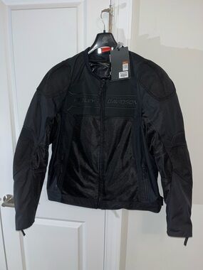 New Harley Davidson Ballistic Cafe Racer Riding Jacket Waterproof Brawler Armour